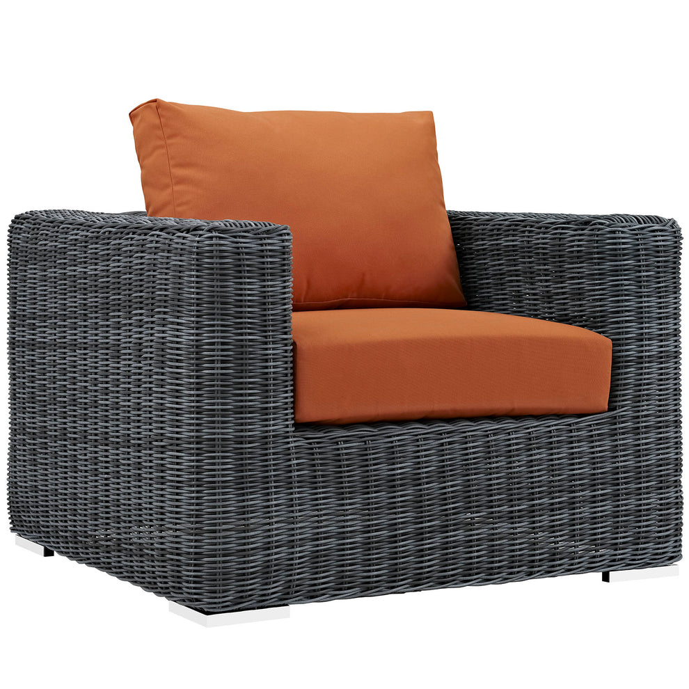 Modway Summon 3 Piece Outdoor Patio Sunbrella Sectional Set - EEI-1905 - EEI-1905 | Outdoor Sofas, Loveseats & Sectionals | Modishstore - 23