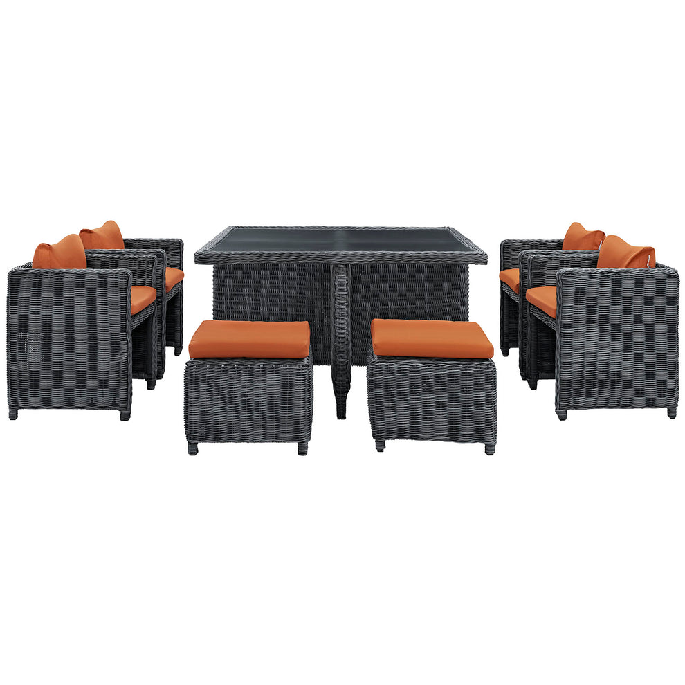 Modway Summon 9 Piece Outdoor Patio Dining Set - EEI-1947 | Outdoor Dining Sets | Modishstore - 22