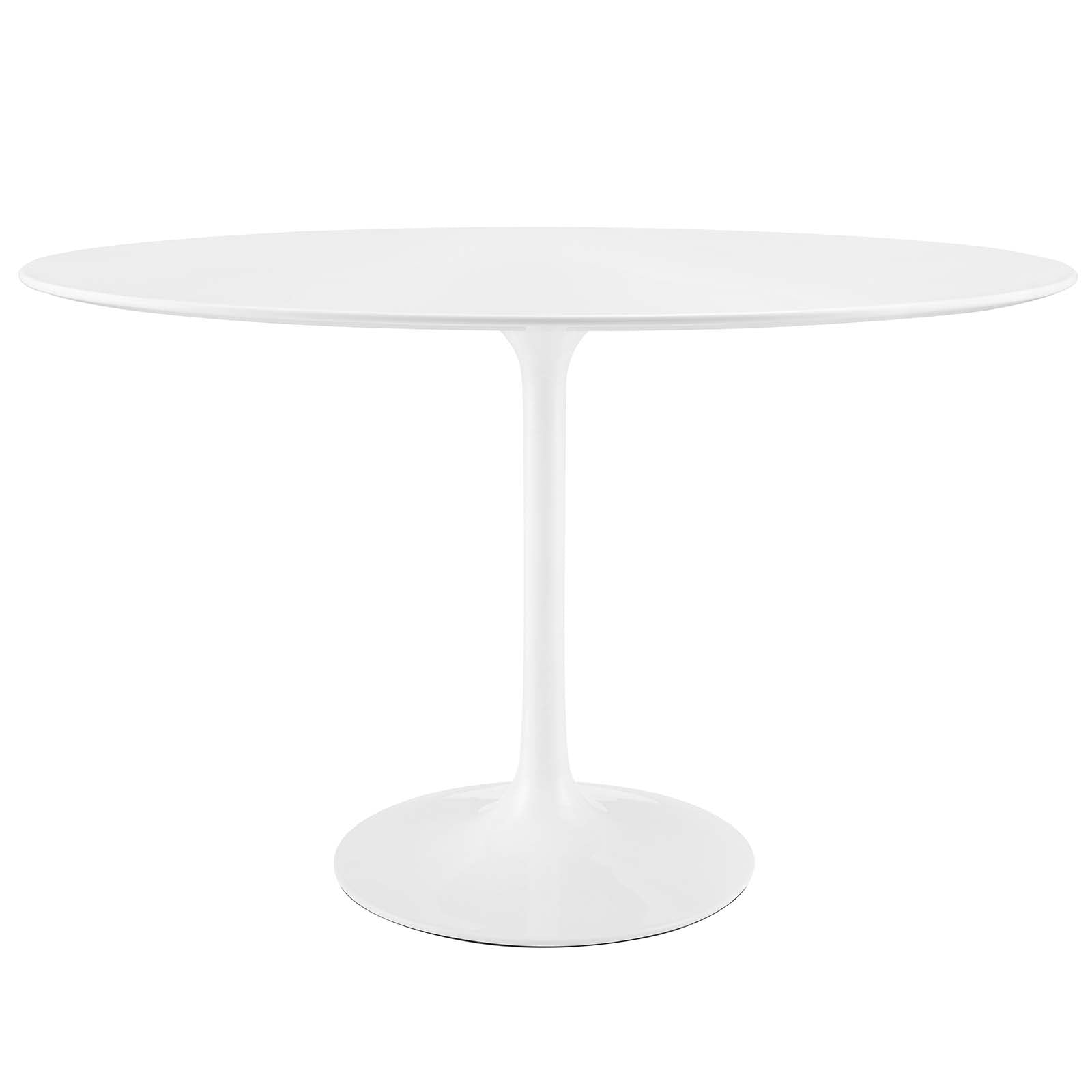 Modway Lippa 48" Oval Wood Top Dining Table in White - EEI-2017 | Dining Tables | Modishstore - 7