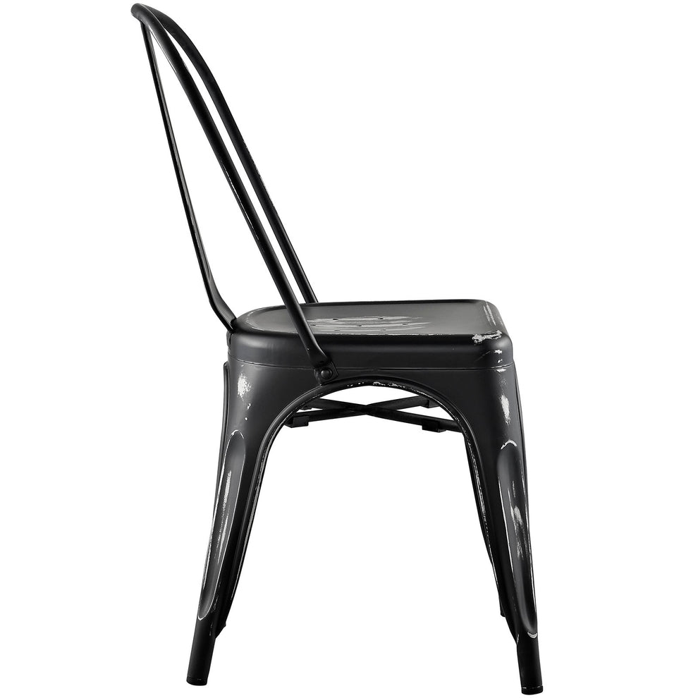 Modway Promenade Side Chair - Gunmetal - EEI-2027 | Dining Chairs | Modishstore - 4