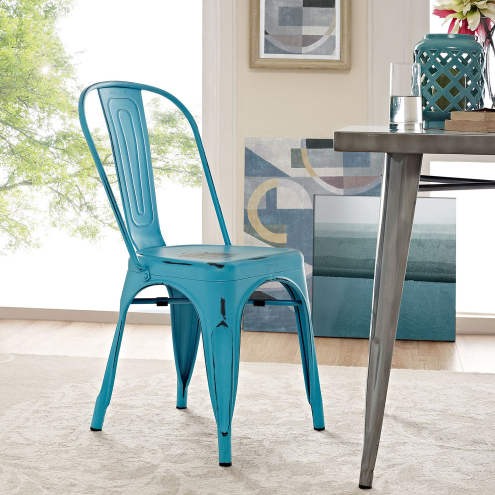 Modway Promenade Side Chair - Gunmetal - EEI-2027 | Dining Chairs | Modishstore - 7