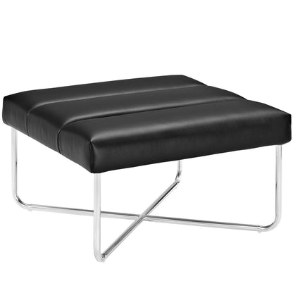 Modway Reach Upholstered Vinyl Ottoman - EEI-2082 | Ottomans | Modishstore - 7