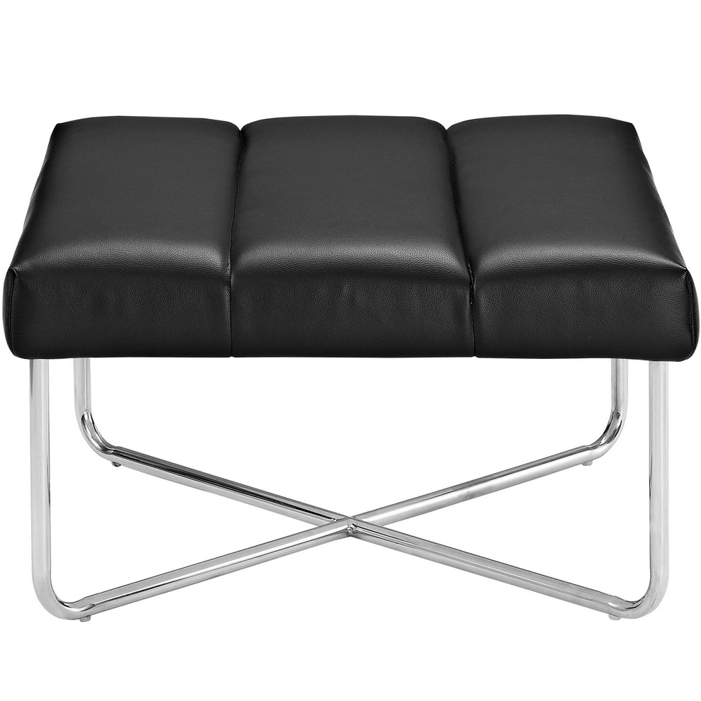 Modway Reach Upholstered Vinyl Ottoman - EEI-2082 | Ottomans | Modishstore - 5