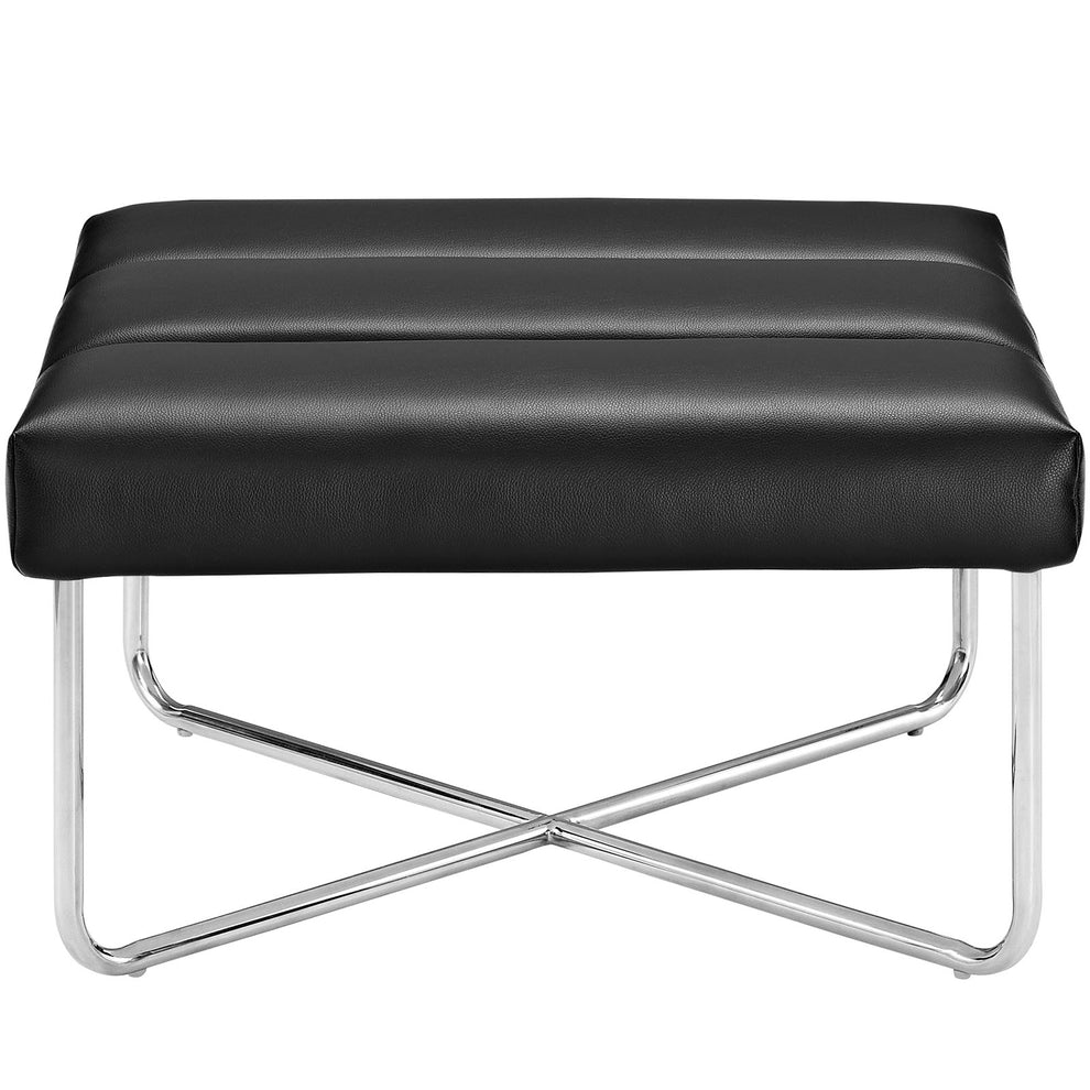 Modway Reach Upholstered Vinyl Ottoman - EEI-2082 | Ottomans | Modishstore - 6