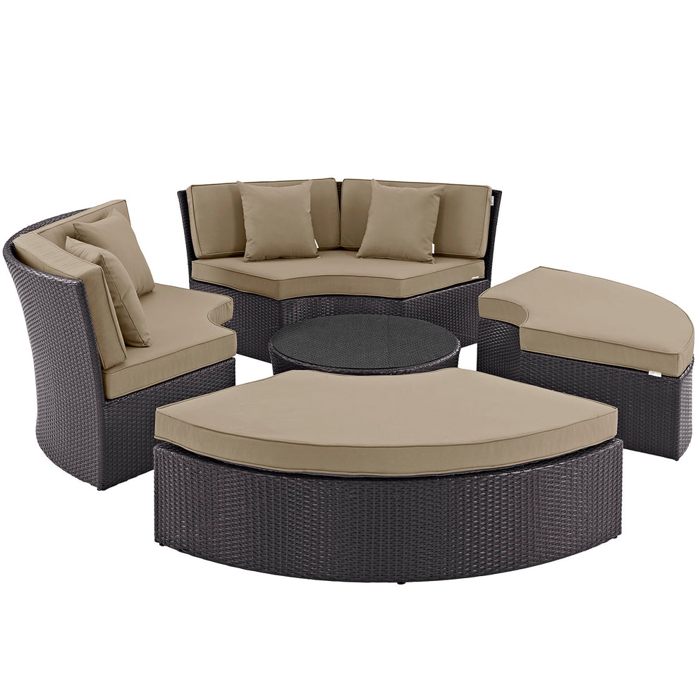 Convene Circular Outdoor Patio Daybed Set By Modway - EEI-2171 | Outdoor Patio Daybed | Modishstore - 12