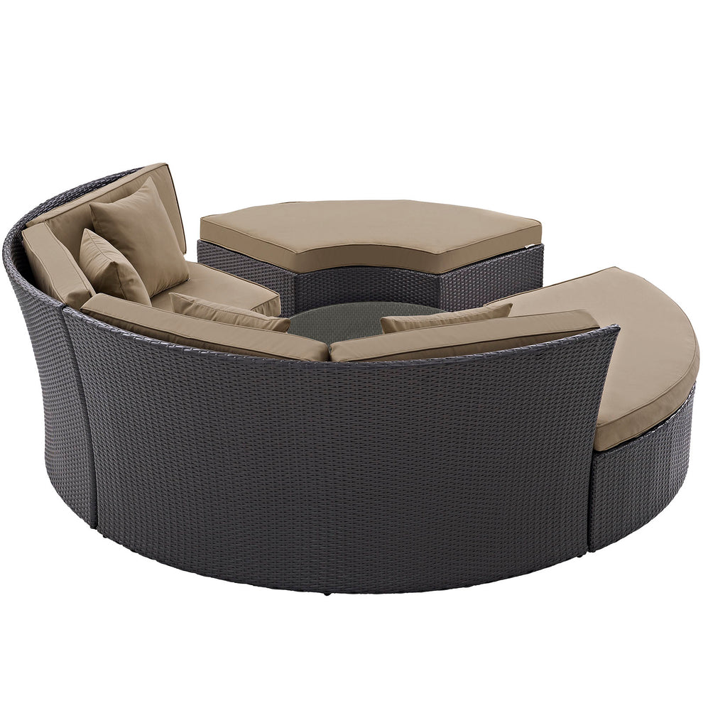 Convene Circular Outdoor Patio Daybed Set By Modway - EEI-2171 | Outdoor Patio Daybed | Modishstore - 11