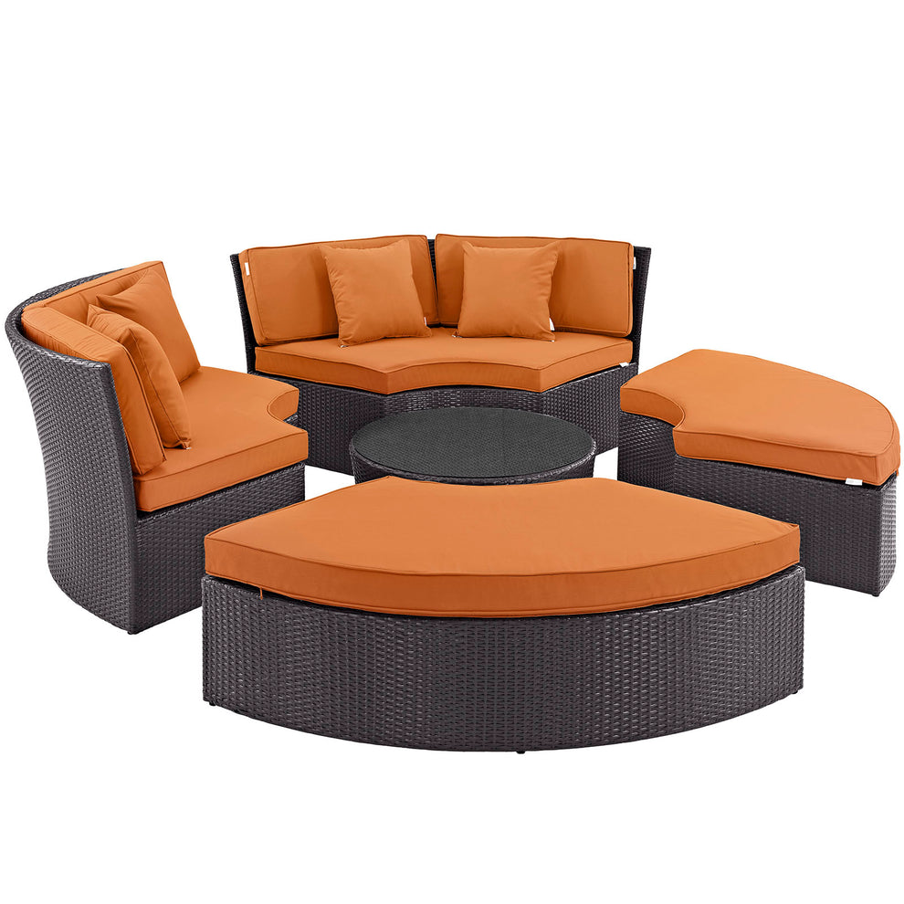 Convene Circular Outdoor Patio Daybed Set By Modway - EEI-2171 | Outdoor Patio Daybed | Modishstore - 17