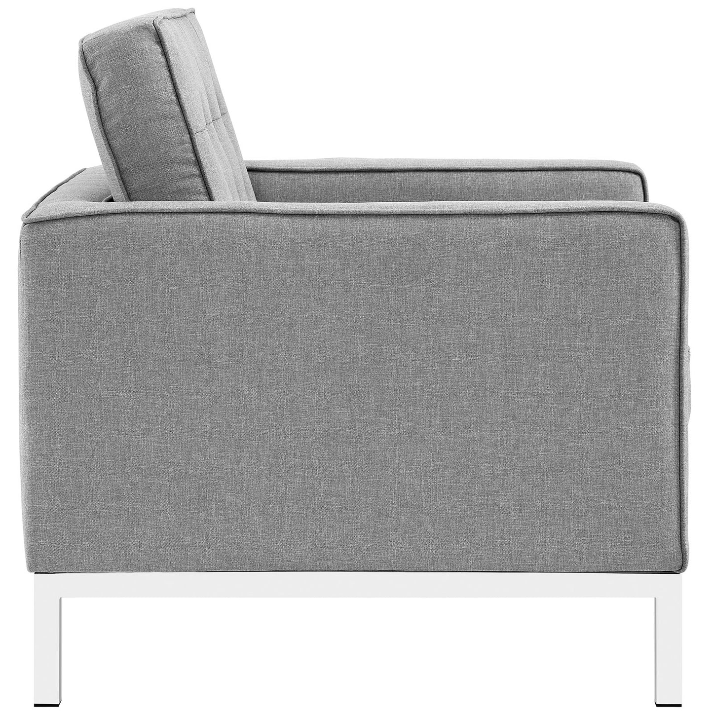 Modway Loft Armchairs Upholstered Fabric - Set of 2 - EEI-2440