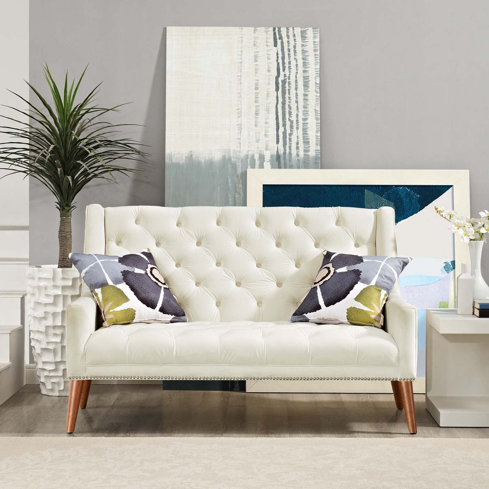Modway Peruse Velvet Loveseat - EEI-2462 | Loveseats | Modishstore - 8