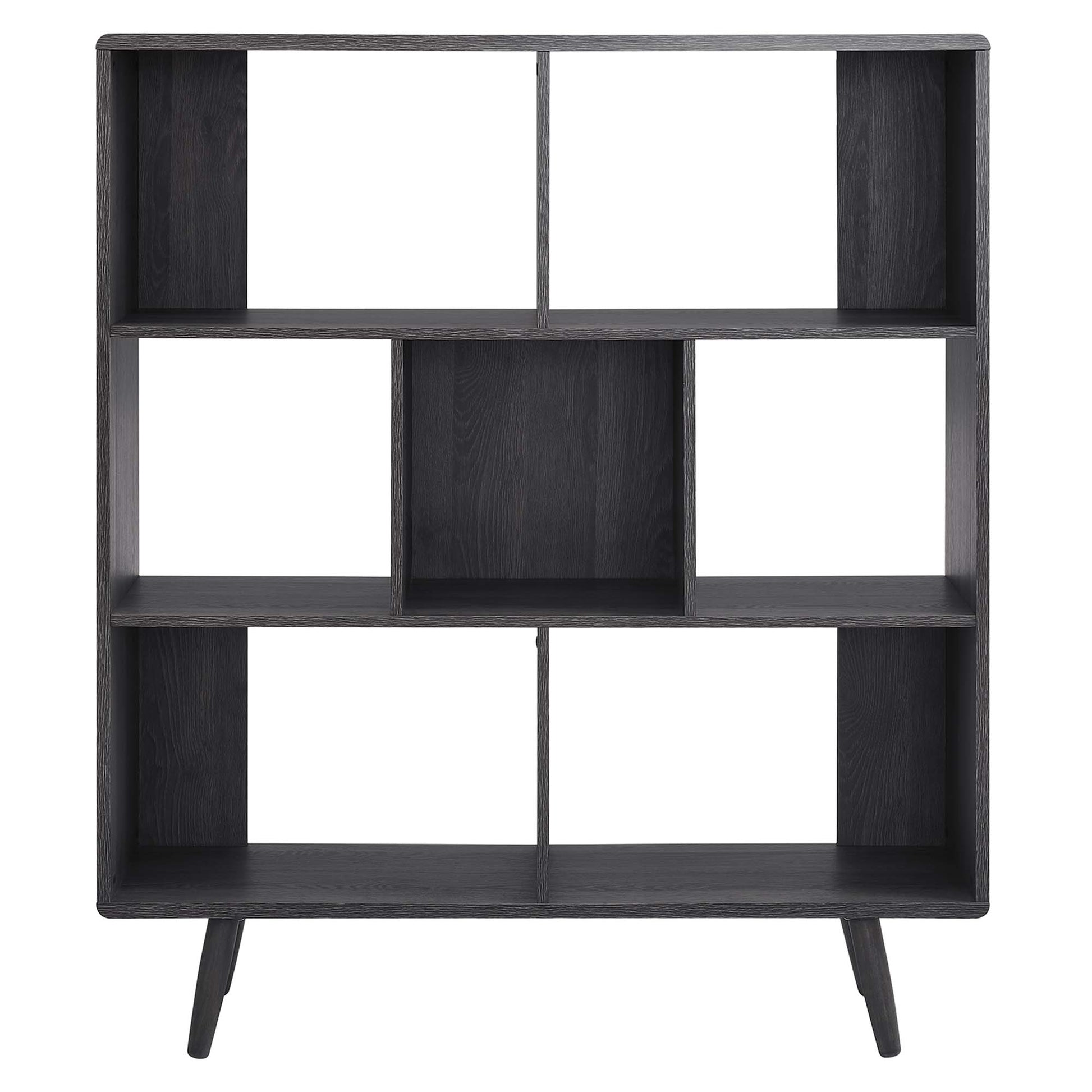 Transmit 7 Shelf Wood Grain Bookcase by Modway | Bookcases | Modishstore - 4