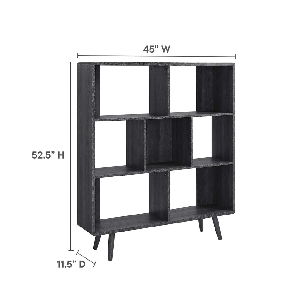 Transmit 7 Shelf Wood Grain Bookcase by Modway | Bookcases | Modishstore - 8