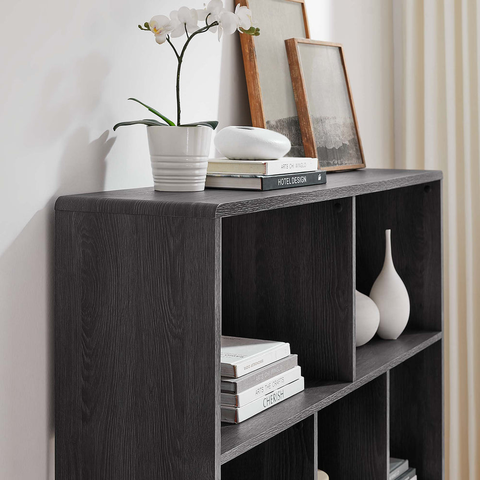 Transmit 7 Shelf Wood Grain Bookcase by Modway | Bookcases | Modishstore - 9