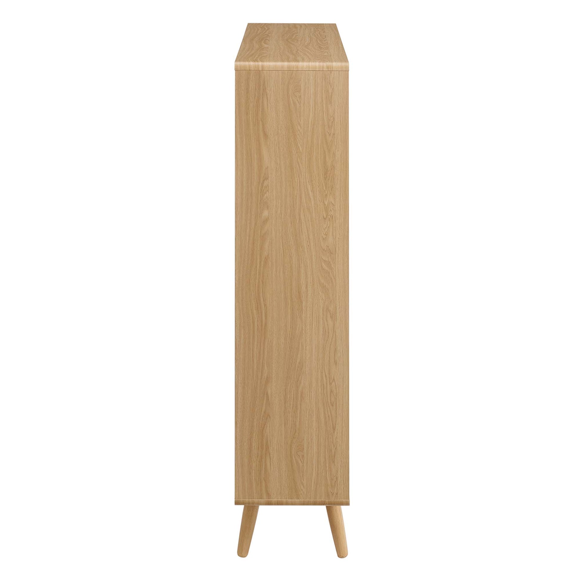 Transmit 7 Shelf Wood Grain Bookcase by Modway | Bookcases | Modishstore - 11