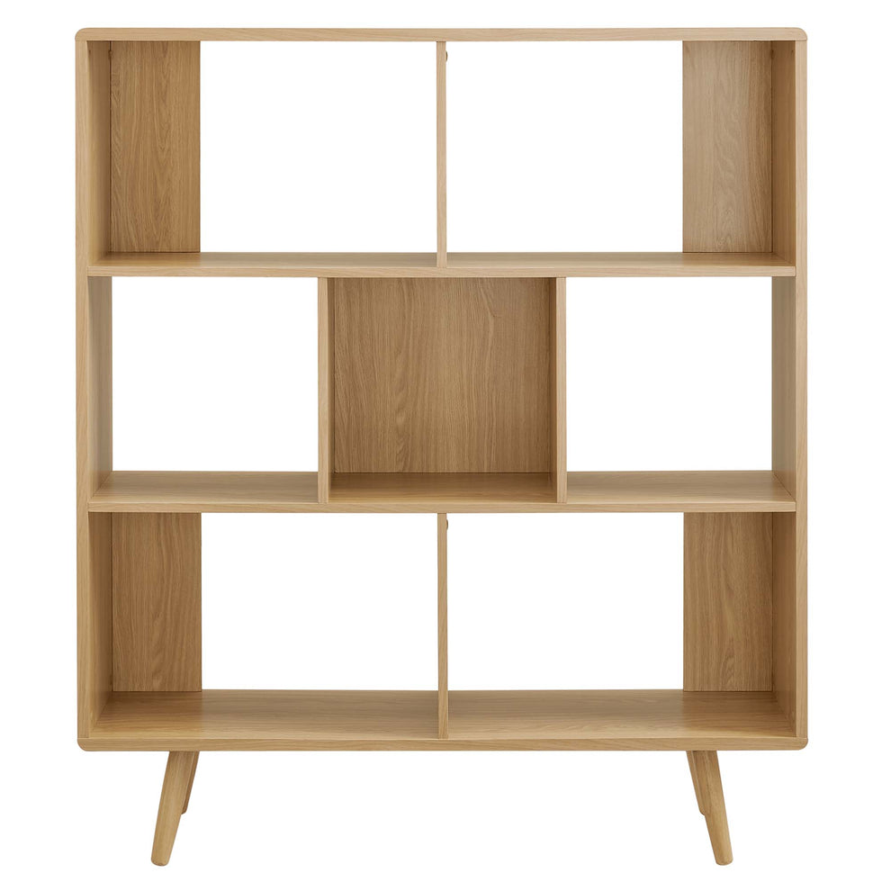 Transmit 7 Shelf Wood Grain Bookcase by Modway | Bookcases | Modishstore - 12