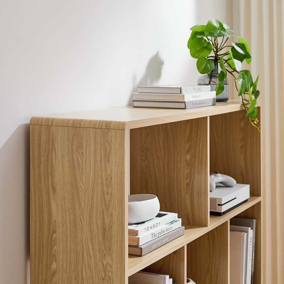 Transmit 7 Shelf Wood Grain Bookcase by Modway | Bookcases | Modishstore - 17