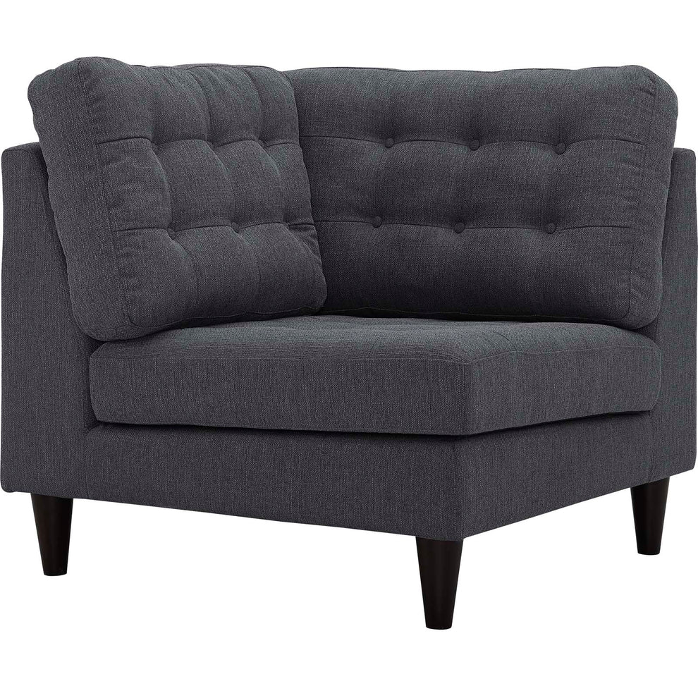 Modway Empress Upholstered Fabric Corner Sofa - EEI-2610 | Sofas | Modishstore - 35