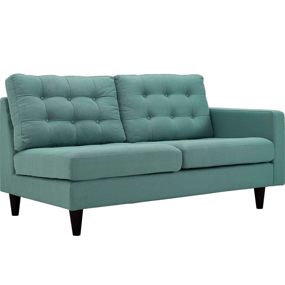 Empress 2 Piece Upholstered Fabric Left Facing Bumper Sectional By Modway - EEI-2798 | Sectional | Modishstore - 36