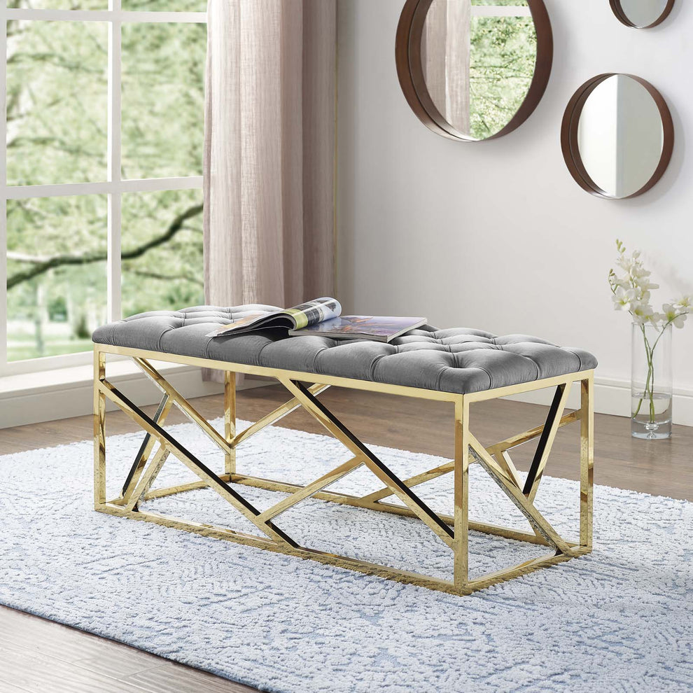 Modway Intersperse Bench - EEI-2847 | Benches | Modishstore - 12