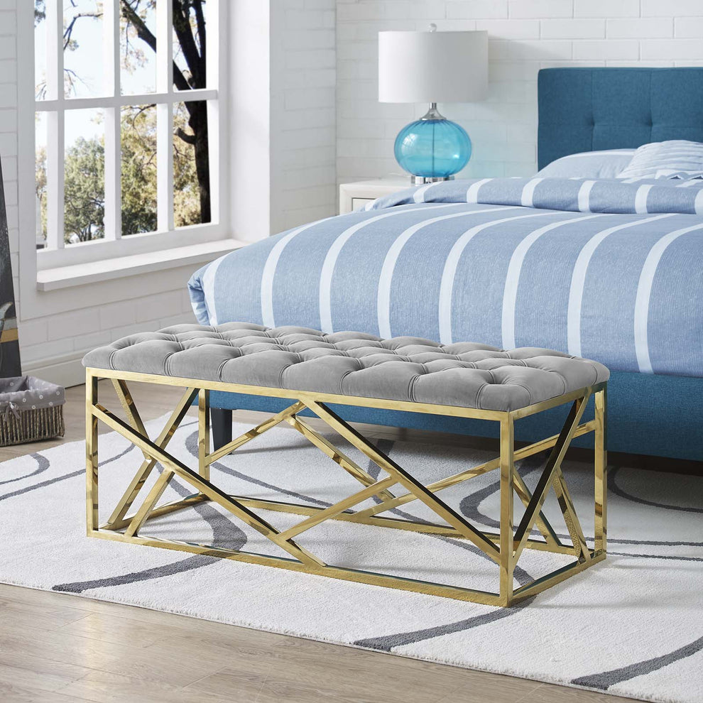 Modway Intersperse Bench - EEI-2847 | Benches | Modishstore - 11
