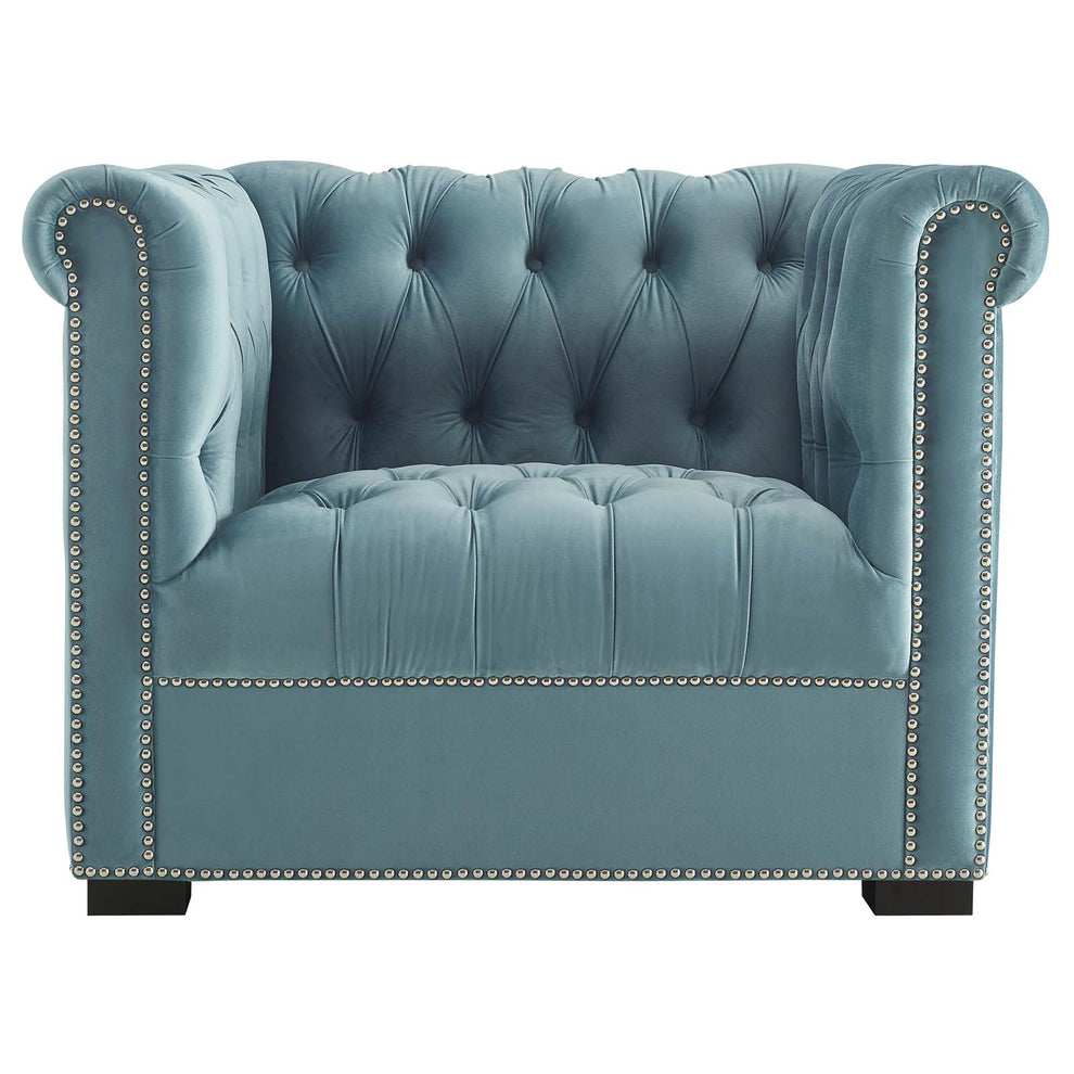 Modway Heritage Upholstered Velvet Armchair - EEI-3065 | Armchairs | Modishstore - 18