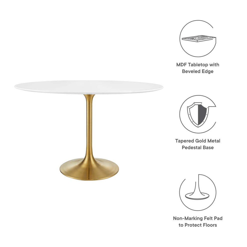 Modway Lippa 48" Oval Dining Table - EEI-3215 | Dining Tables | Modishstore - 10