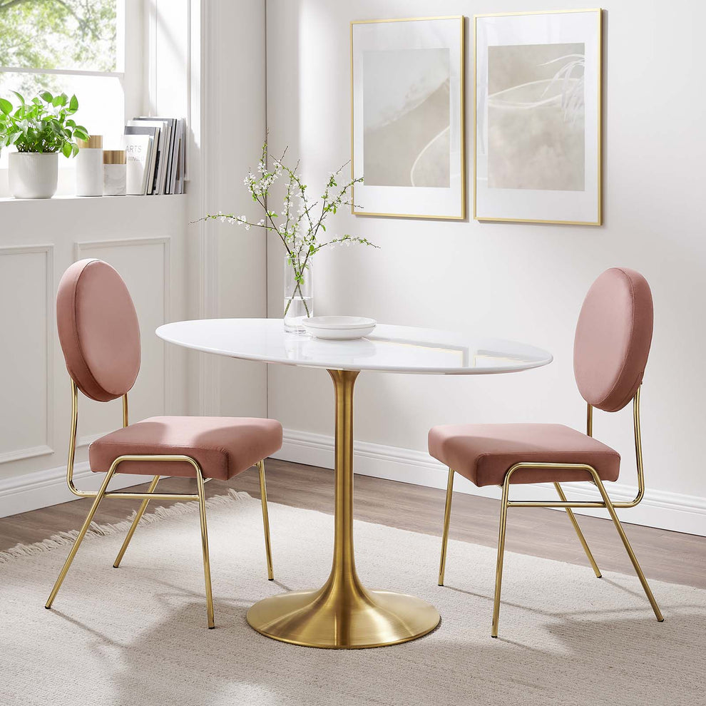 Modway Lippa 48" Oval Dining Table - EEI-3215 | Dining Tables | Modishstore - 5
