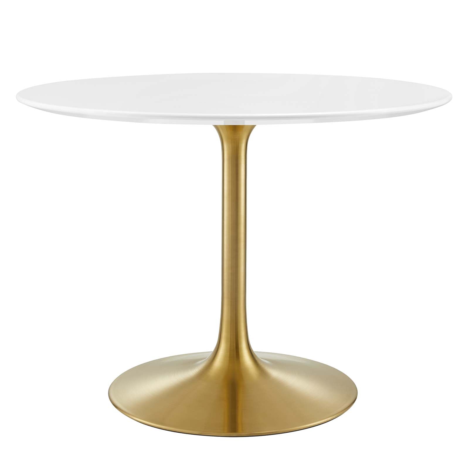 Modway Lippa 40" Round Dining Table in Gold White - EEI-3226 | Dining Tables | Modishstore - 7