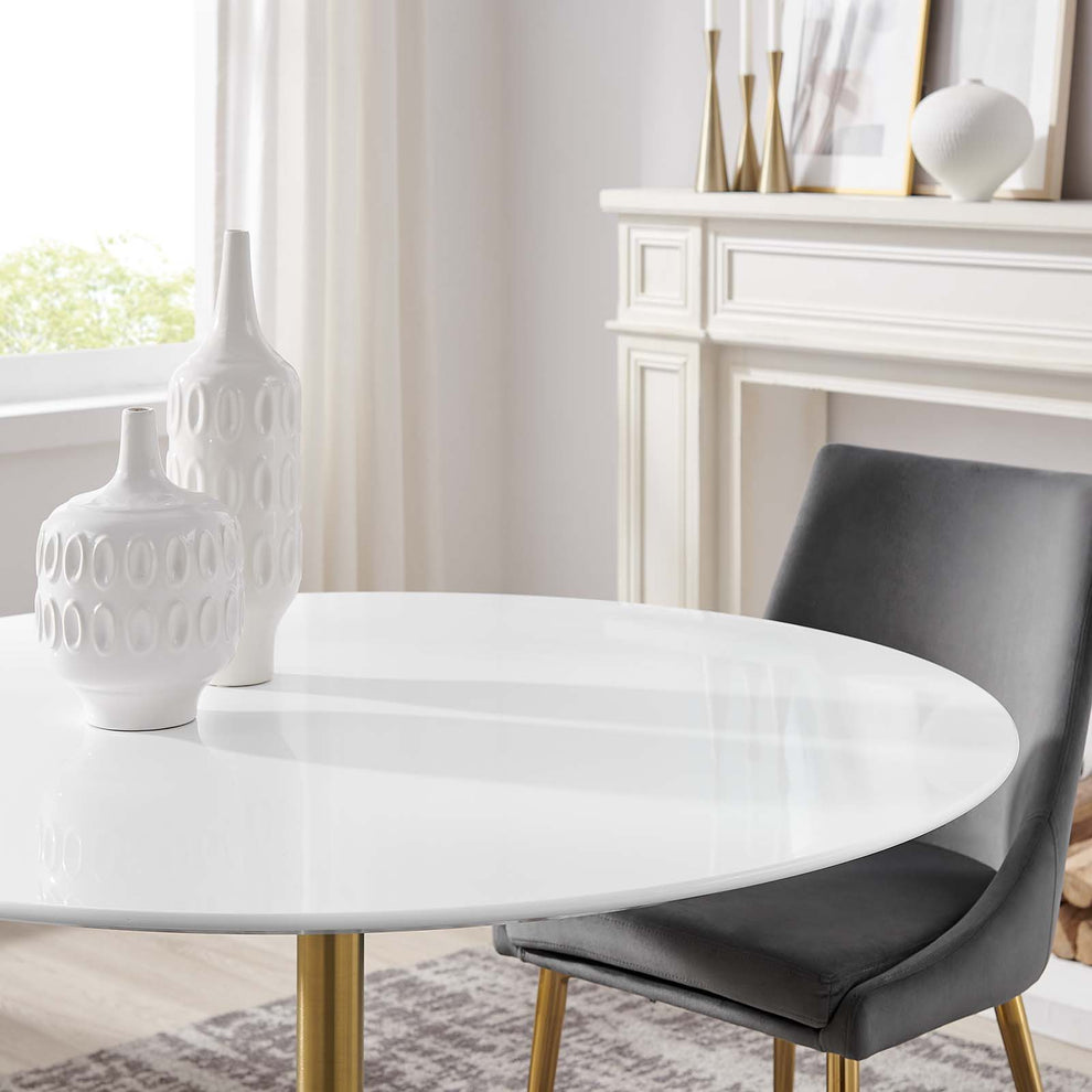 Modway Lippa 47" Round Wood Dining Table - EEI-3227 | Dining Tables | Modishstore - 6