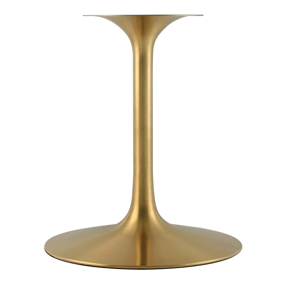 Modway Lippa 54" Round Wood Top Dining Table in Gold White - EEI-3228 | Dining Tables | Modishstore - 9