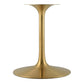 Modway Lippa 60" Round Wood Top Dining Table in Gold White - EEI-3229 | Dining Tables | Modishstore - 9
