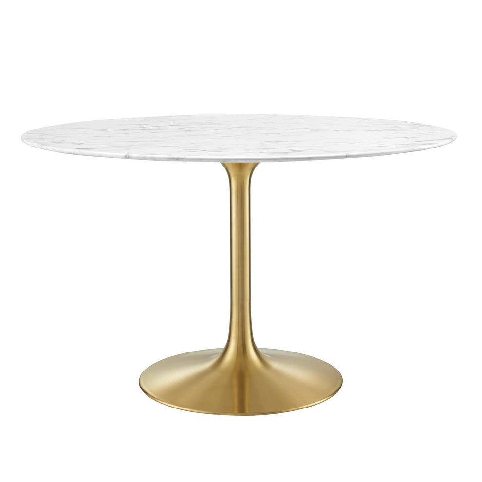 Modway Lippa 47" Round Artificial Marble Dining Table - EEI-3232 | Dining Tables | Modishstore - 5