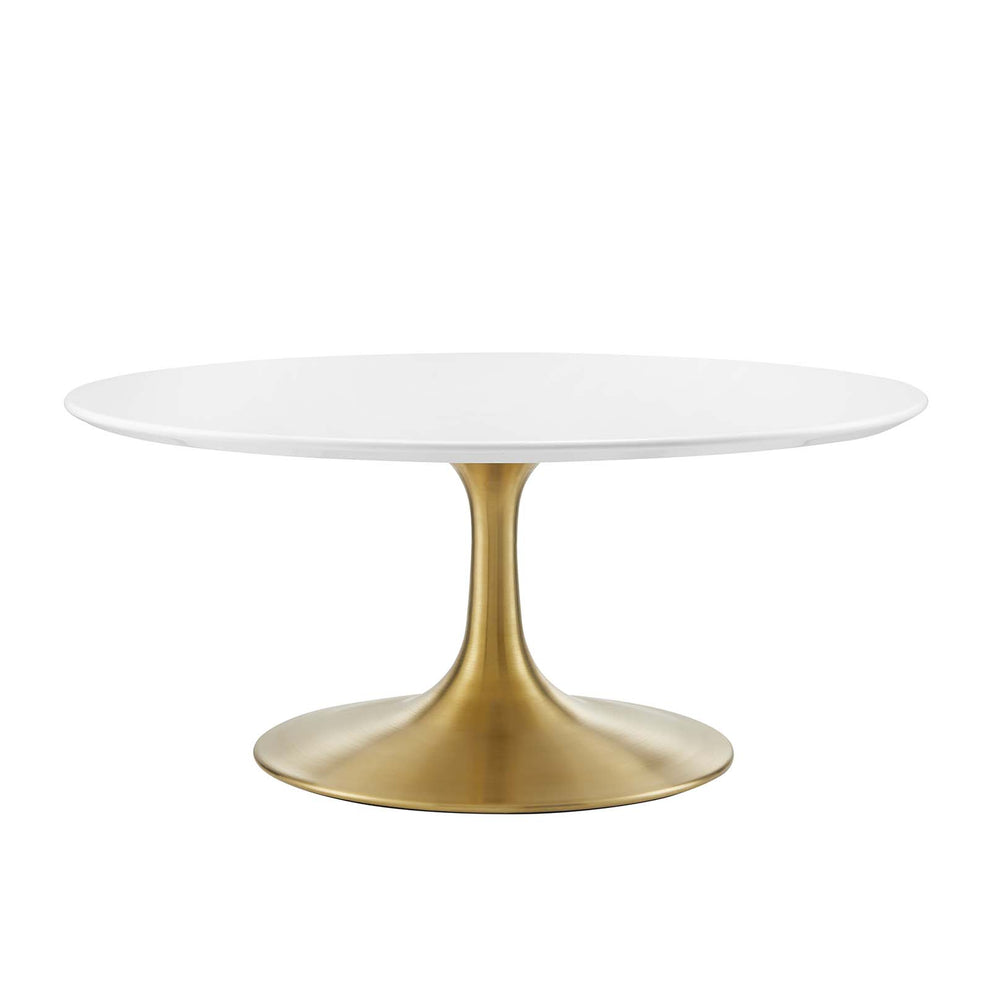 Modway Lippa 36" Coffee Table In Gold White - EEI-3250 | Coffee Tables | Modishstore - 7