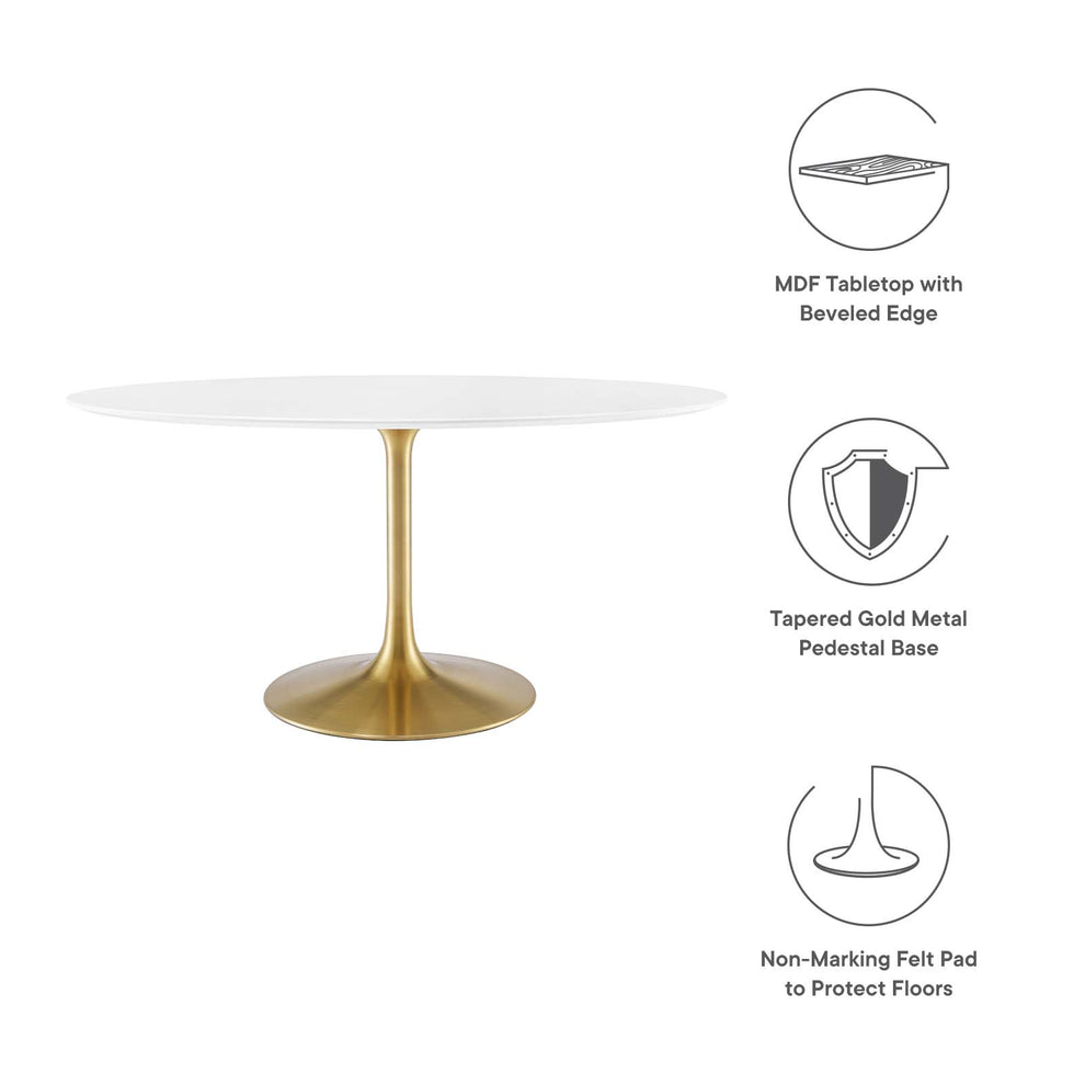Lippa 60" Oval Wood Dining Table By Modway - EEI-3254 | Dining Tables | Modishstore - 10