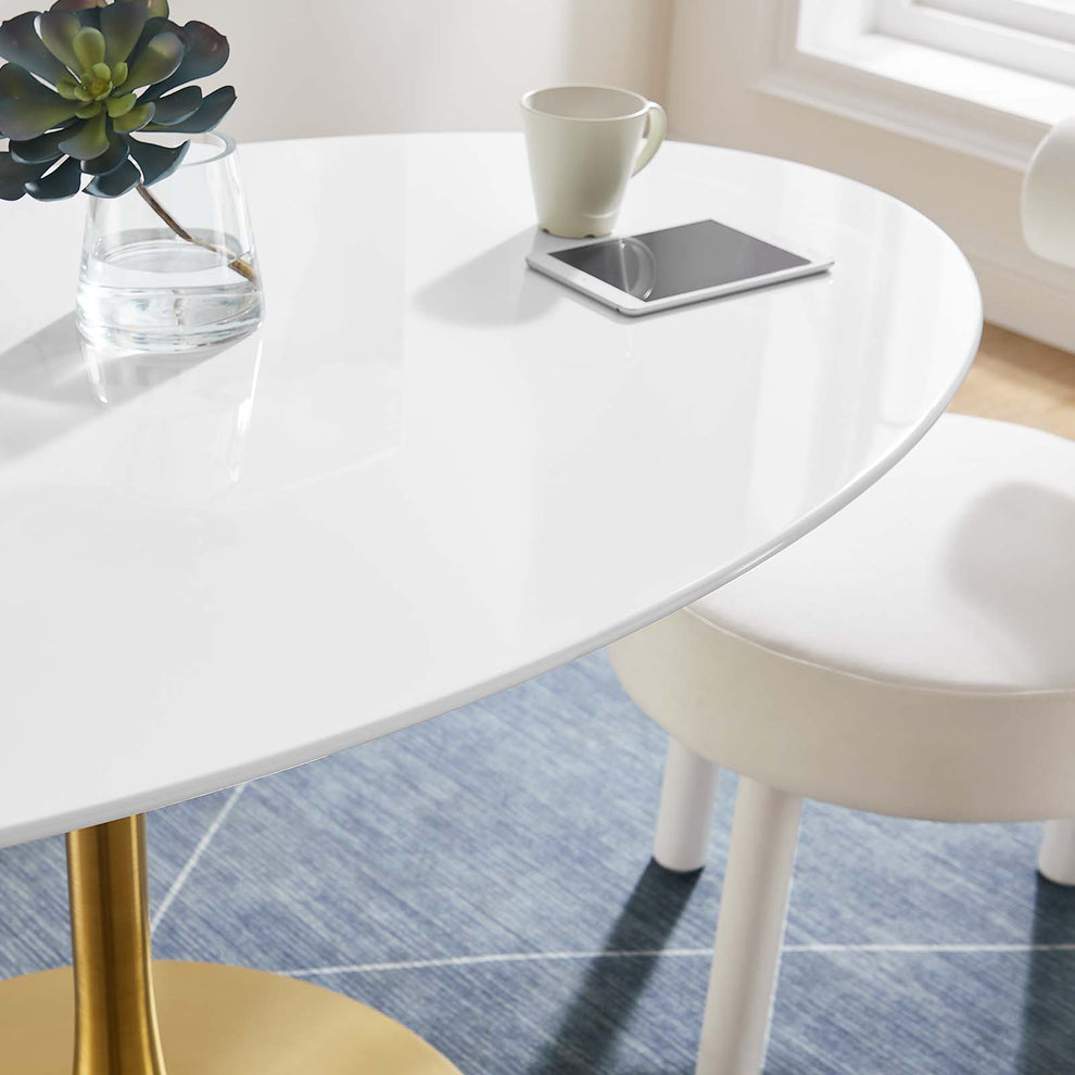 Lippa 60" Oval Wood Dining Table By Modway - EEI-3254 | Dining Tables | Modishstore - 5