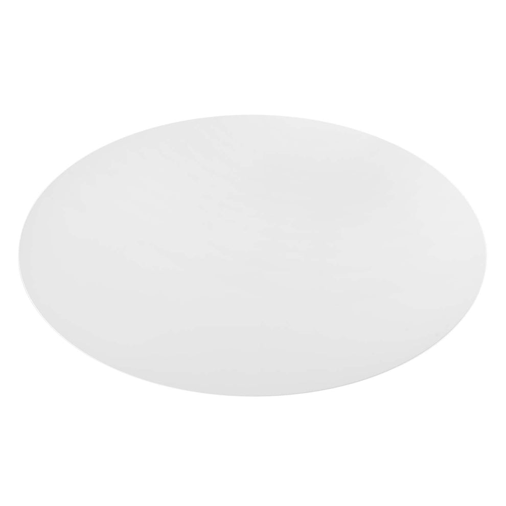 Modway Lippa 78" Oval Wood Top Dining Table in Gold White - EEI-3255 | Dining Tables | Modishstore - 5