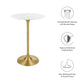 Modway Lippa 28" Bar Table Gold White - EEI-3264 | Bar Tables | Modishstore - 10