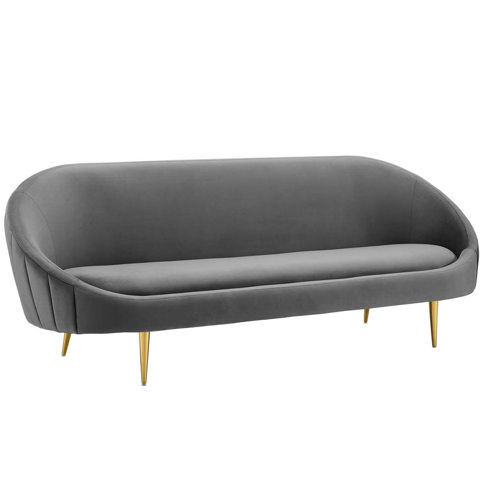 Modway Sublime Vertical Curve Back Performance Velvet Sofa - EEI-3349 | Sofas | Modishstore - 18