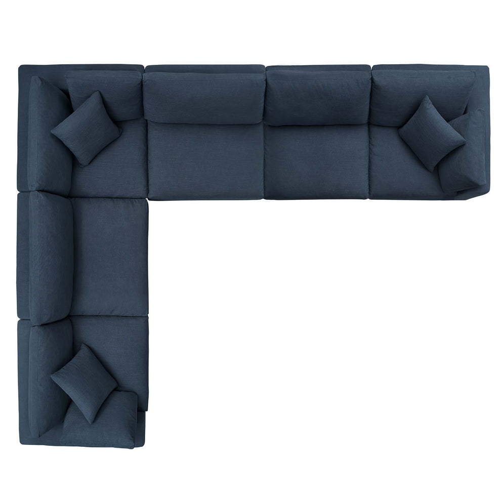Commix Down Filled Overstuffed 6 Piece Sectional Sofa Set By Modway - EEI-3361 | Sectional | Modishstore - 21