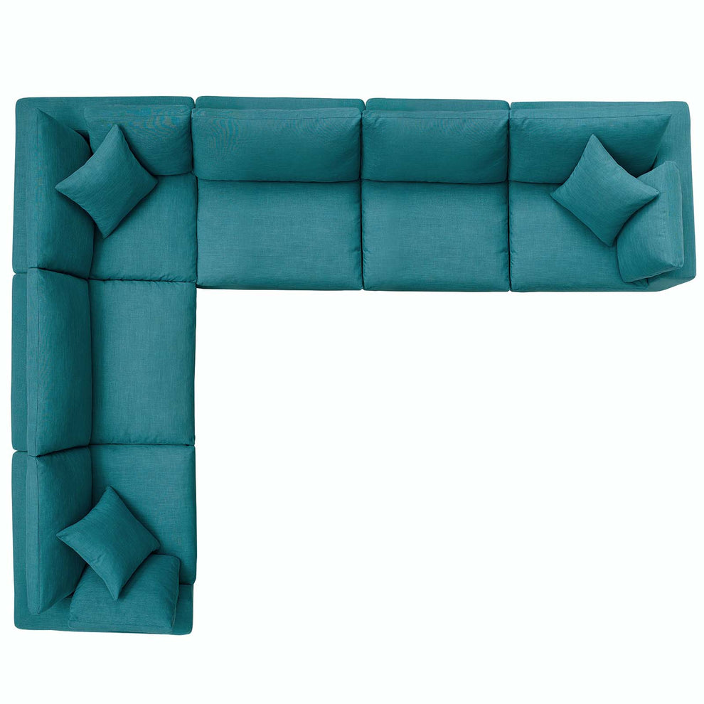 Commix Down Filled Overstuffed 6 Piece Sectional Sofa Set By Modway - EEI-3361 | Sectional | Modishstore - 37
