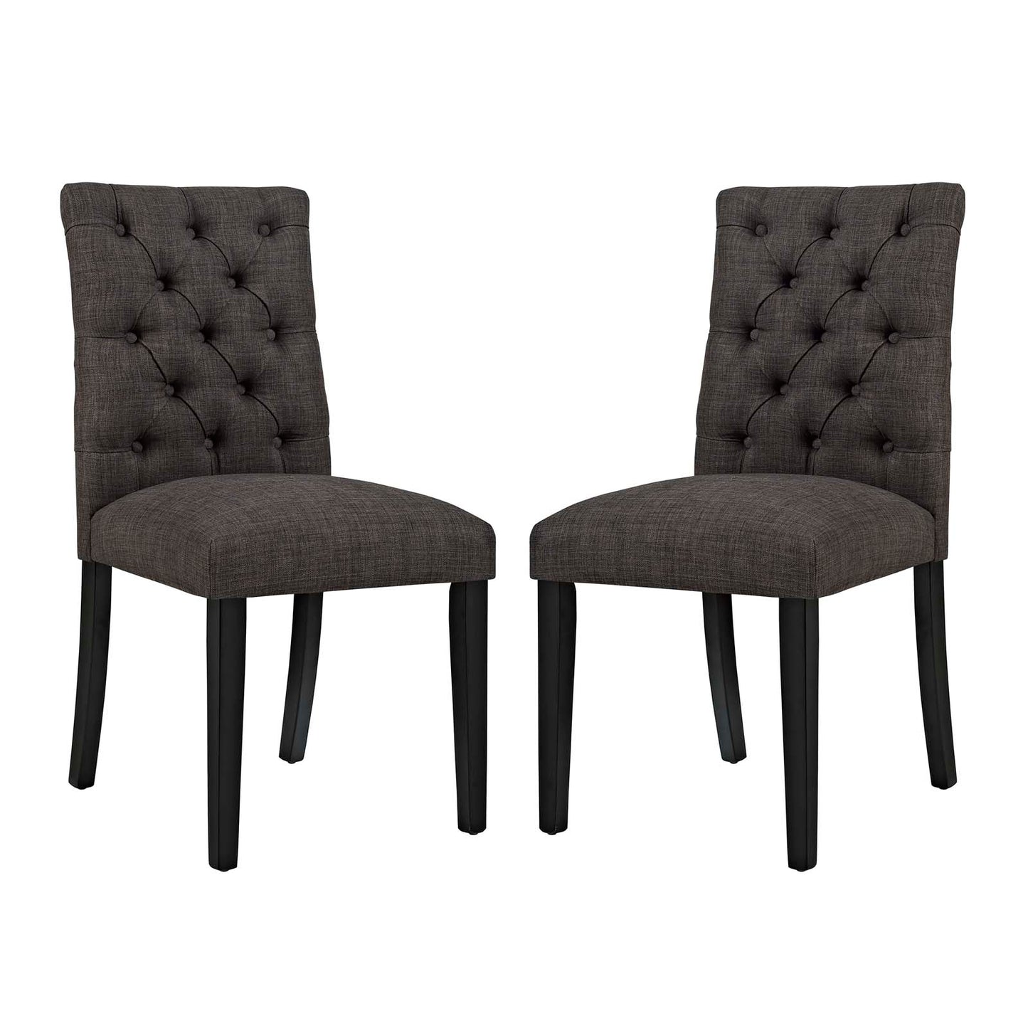 Modway Duchess Dining Chair Fabric Set of 2 - EEI-3474 | Dining Chairs | Modishstore - 58