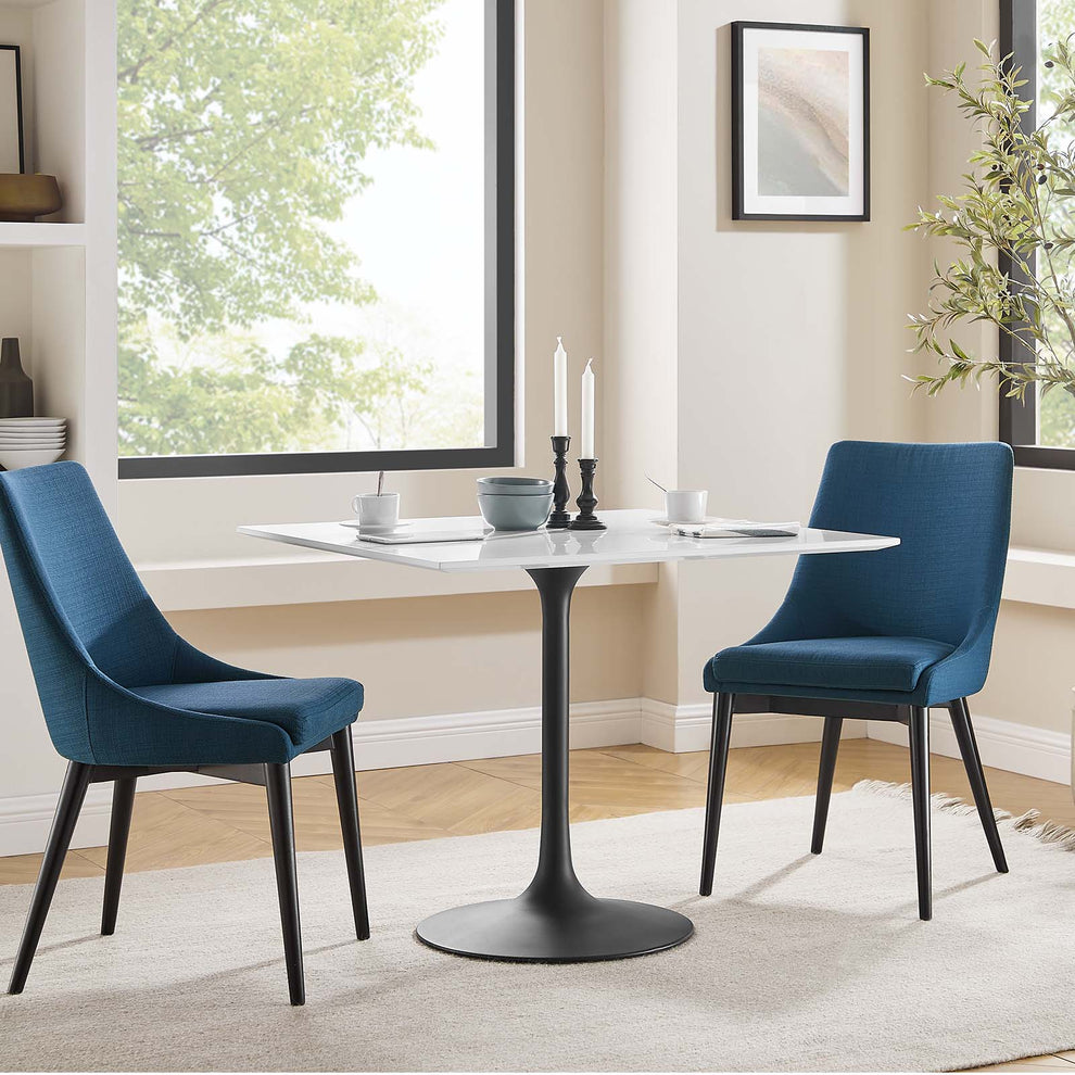 Modway Lippa 36" Square Wood Top Dining Table in White - EEI-3514 | Dining Tables | Modishstore - 5