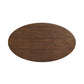 Modway Lippa 48" Oval Walnut Dining Table - EEI-3520 | Dining Tables | Modishstore - 7