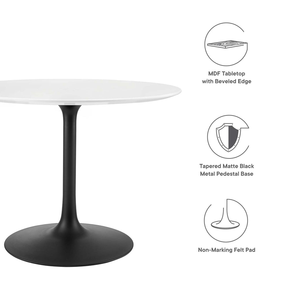 Modway Lippa 40" Round Wood Dining Table - EEI-3521 | Dining Tables | Modishstore - 9
