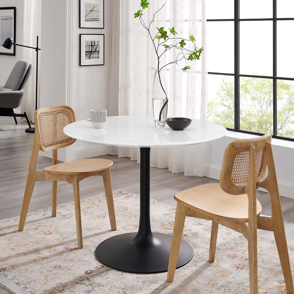 Modway Lippa 40" Round Wood Dining Table - EEI-3521 | Dining Tables | Modishstore - 6