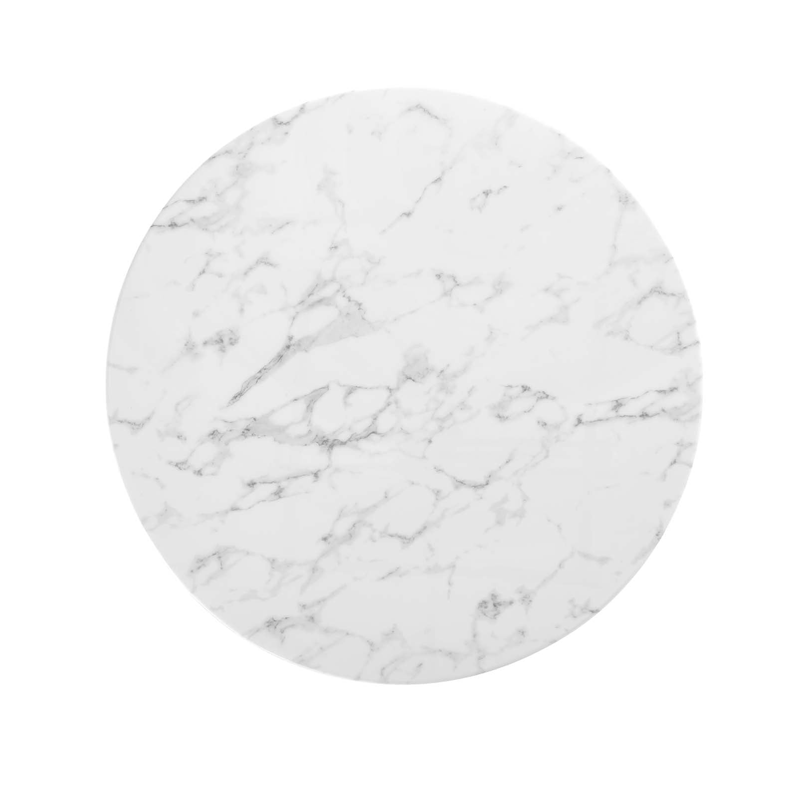 Modway Lippa 40" Round Artificial Marble Dining Table-EEI-3526 - EEI-3526 | Dining Tables | Modishstore - 6