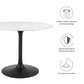 Modway Lippa 40" Round Artificial Marble Dining Table-EEI-3526 - EEI-3526 | Dining Tables | Modishstore - 8