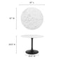 Modway Lippa 40" Round Artificial Marble Dining Table-EEI-3526 - EEI-3526 | Dining Tables | Modishstore - 9