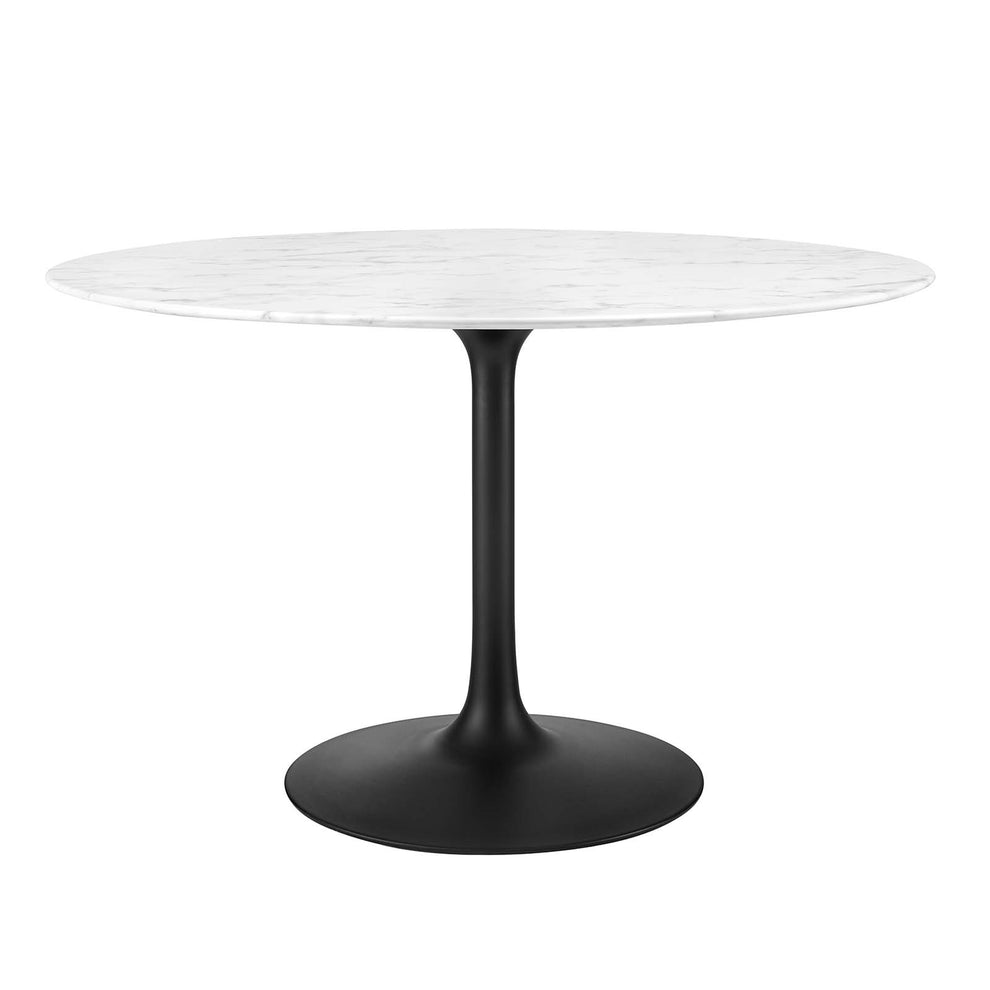 Modway Lippa 47" Round Artificial Marble Dining Table-EEI-3527 - EEI-3527 | Dining Tables | Modishstore - 5