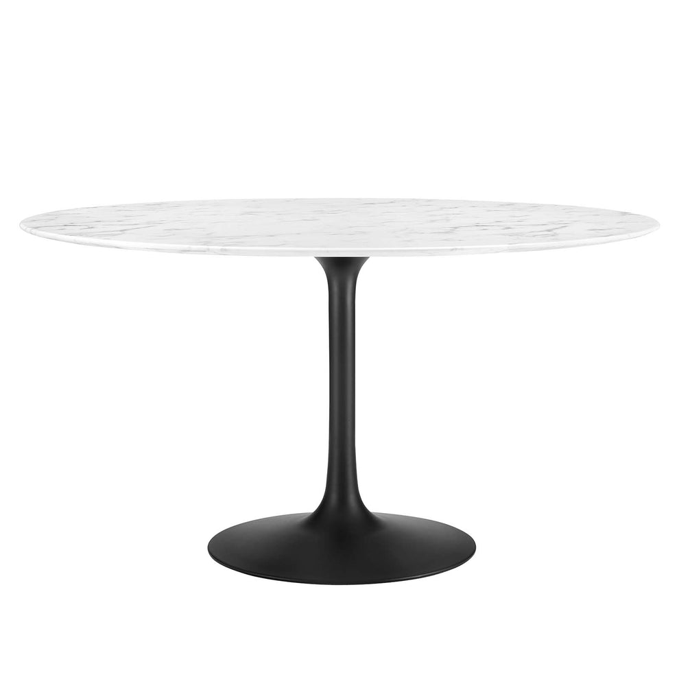 Modway Lippa 54" Round Artificial Marble Dining Table - EEI-3528 | Dining Tables | Modishstore - 6