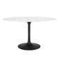 Modway Lippa 54" Oval Artificial Marble Dining Table - EEI-3530 | Dining Tables | Modishstore - 6